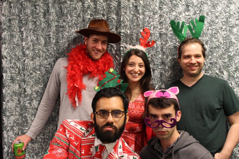 Christmas Photo Booth Fun-Silver Photo Booth-Photo Booths