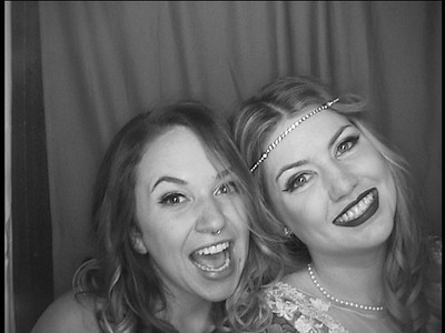 B&W Photo Strip-Wedding Booth-Photo Booth Rental