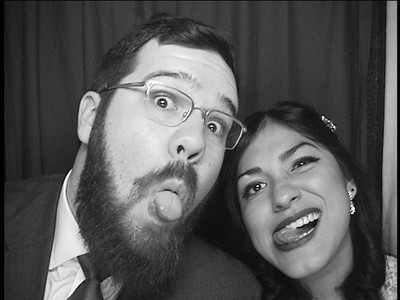 B&W Photo Booth Austin Texas-Enclosed Photo Booth-Photo Booth Austin